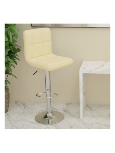 Sonata H Бар табуретка, кремава, текстил