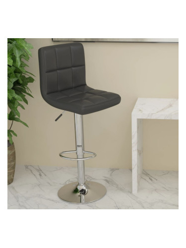 Sonata H Бар табуретка, черна, изкуствена кожа