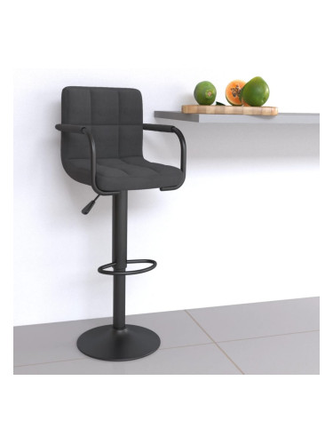 Sonata H Бар табуретка, тъмносива, текстил