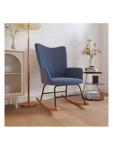 Sonata H Люлеещ се стол, син, текстил