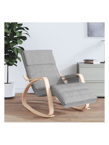 Sonata H Люлеещ стол, светлосив, текстил