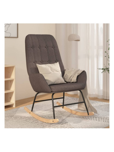 Sonata H Люлеещ стол, тъмносив, текстил