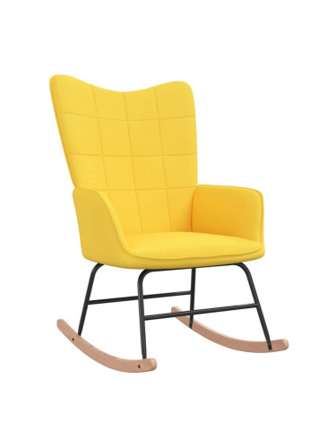 Sonata H Люлеещ се стол, горчица, текстил