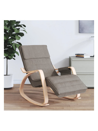 Sonata H Люлеещ се стол, таупе, текстил