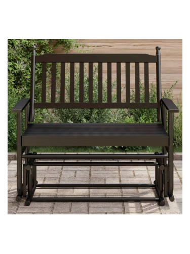 Sonata H Пейка планер, черна, 118x70x104,5 см, масивна дървесина топола