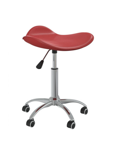 Sonata H Въртящ се трапезен стол, виненочервен, изкуствена кожа