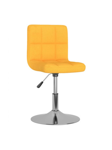 Sonata H Въртящ се трапезен стол, жълт, текстил