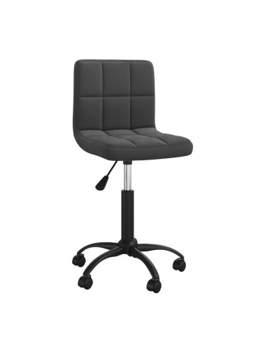 Sonata H Въртящ се трапезен стол, черен, кадифе