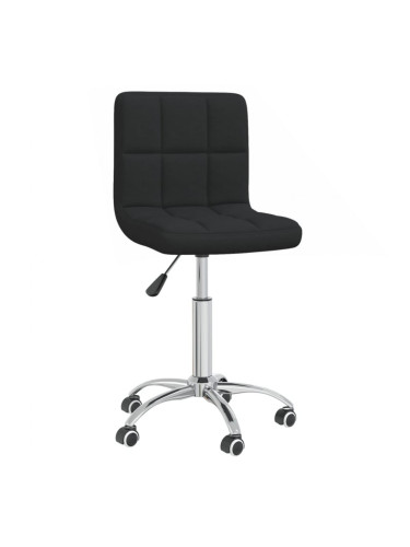 Sonata H Въртящ се трапезен стол, черен, текстил