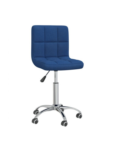 Sonata H Въртящ се трапезен стол, син, текстил