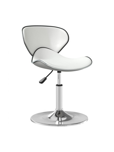 Sonata H Трапезен стол, бял, изкуствена кожа