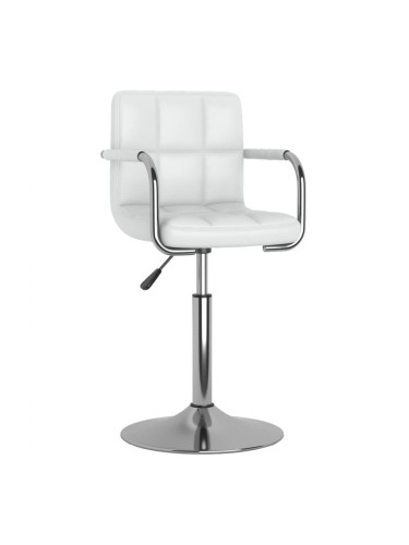 Sonata H Трапезен стол, бял, изкуствена кожа