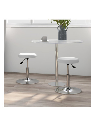 Sonata H Трапезни столове, 2 бр, бели, изкуствена кожа