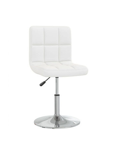 Sonata H Трапезен стол, бял, изкуствена кожа