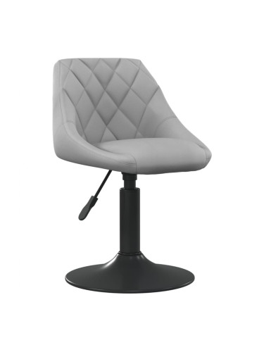 Sonata H Трапезен стол, светлосив, кадифе