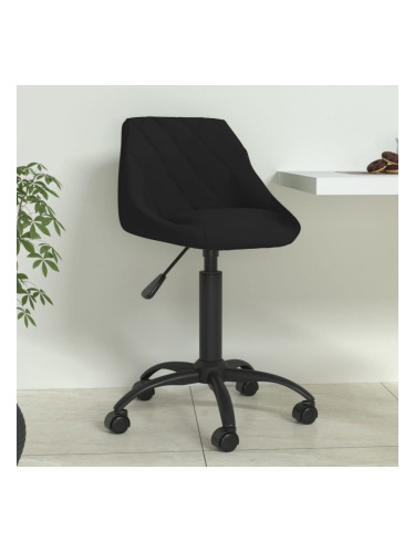 Sonata H Трапезен стол, черен, кадифе