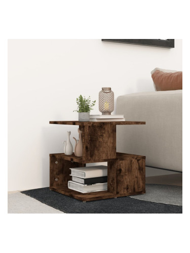 Sonata H Странична маса, опушен дъб, 40x40x40 см, инженерно дърво