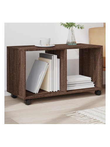 Sonata H Шкаф с колелца, кафяв дъб, 72x33x42,5 см, инженерно дърво