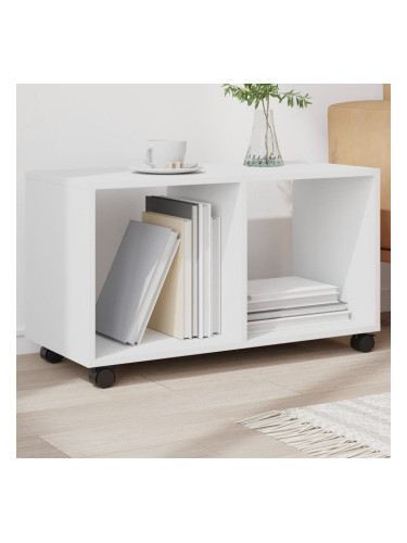 Sonata H Подвижен шкаф, бял, 72x33x42,5 см, инженерно дърво