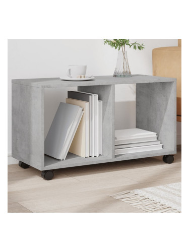 Sonata H Подвижен шкаф, бетонно сив, 72x33x42,5 см, инженерно дърво