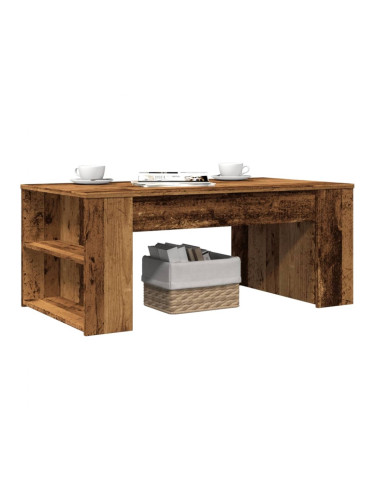 Sonata H Кафе маса, старо дърво, 102x55x42 см, инженерно дърво