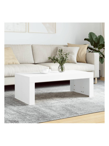 Sonata H Кафе маса, бяла, 102x50x36 см, инженерно дърво