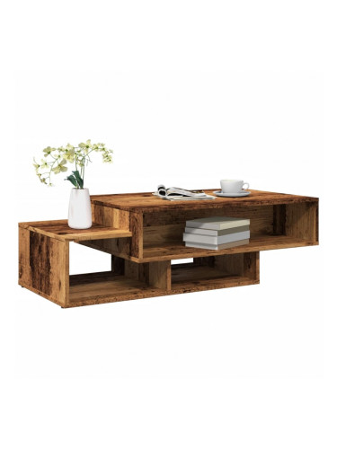 Sonata H Кафе маса, старо дърво, 105x55x32 см, инженерно дърво