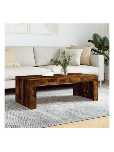 Sonata H Кафе маса, опушен дъб, 102x50x36 см, инженерно дърво