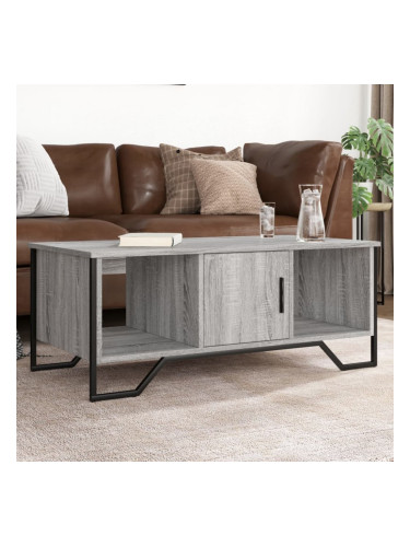 Sonata H Кафе маса, сив сонома, 100x51x40 см, инженерно дърво