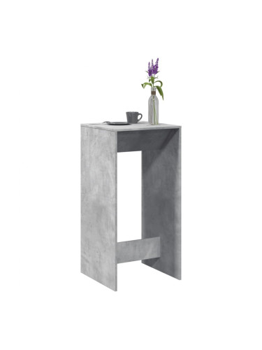 Sonata H Бар маса, бетонно сива, 51x50x103,5 см, инженерно дърво