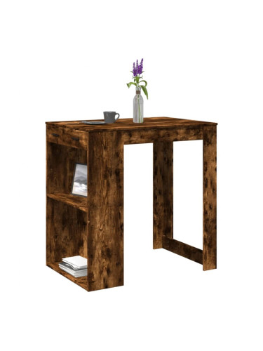 Sonata H Бар маса, опушен дъб, 102x70x103,5 см, инженерно дърво