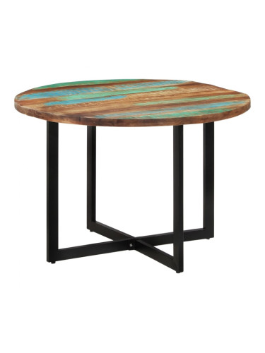 Sonata H Трапезна маса, 110x75 cм, регенерирано дърво масив