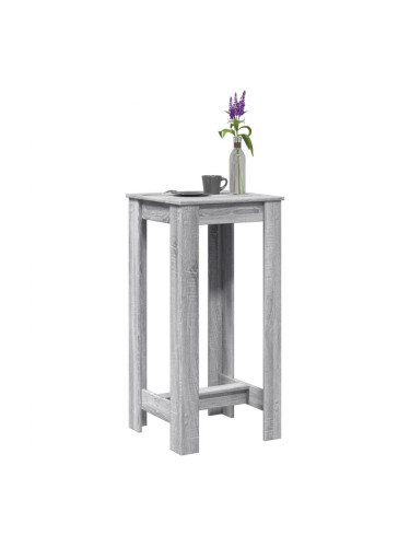 Sonata H Бар маса, сив сонома, 51x50x103,5 см, инженерно дърво