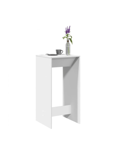 Sonata H Бар маса, бяла, 51x50x103,5 см, инженерно дърво