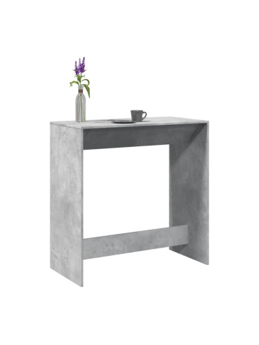 Sonata H Бар маса, бетонно сива, 102x50x103,5 см, инженерно дърво