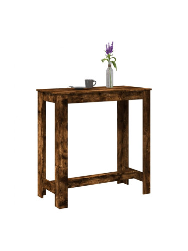 Sonata H Бар маса, опушен дъб, 102x50x103,5 см, инженерно дърво