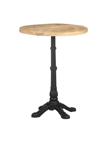 Sonata H Бистро маса, Ø60x76 см, грубо мангово дърво