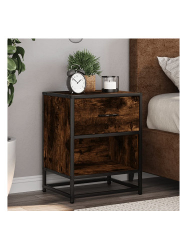 Sonata H Нощно шкафче, опушен дъб, 40x31x50 см, инженерно дърво