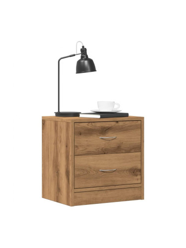 Sonata H Нощни шкафчета, 2 бр, дъб артизан, 40x30x40 см, инженерно дърво
