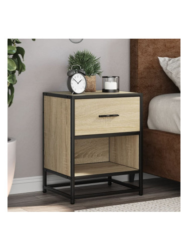 Sonata H Нощно шкафче, сонома дъб, 40x31x50 см, инженерно дърво