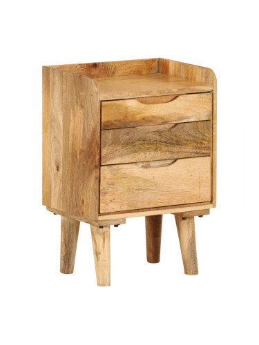 Sonata H Нощно шкафче, мангово дърво масив, 40x30x59,5 см