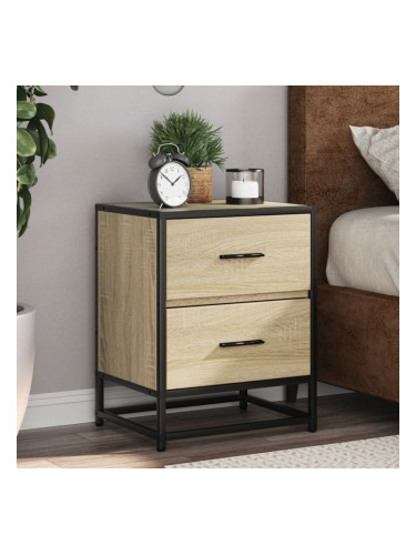 Sonata H Нощни шкафчета, 2 бр, дъб сонома, 40x31x50 см, инженерно дърво