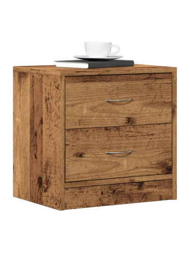 Sonata H Нощно шкафче, старо дърво, 40x30x40 см, инженерно дърво