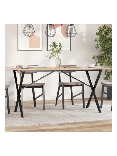 Sonata H Крака за трапезна маса, X-рамка, 140x60x73 см, чугун