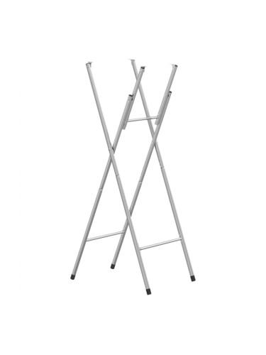 Sonata H Сгъваеми крака за бар маса сребристи 45x53x108 см стомана