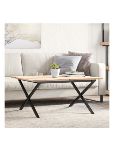 Sonata H Крака за кафе маса, X-рамка, 80x70x43 см, чугун