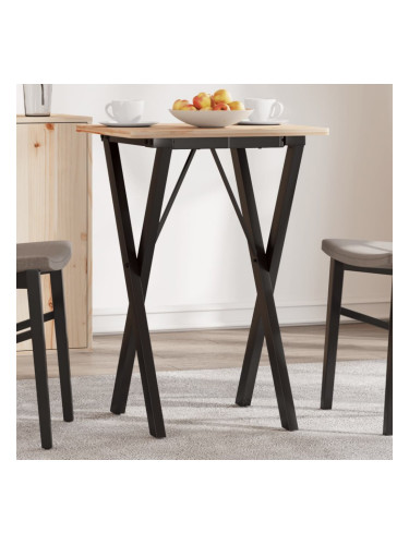 Sonata H Крака за трапезна маса, X-рамка, 40x40x73 см, чугун