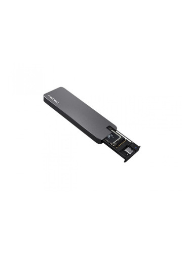 Кутия за твърд диск Natec EXTERNAL SSD ENCLOSURE RHINO M.2 NVME USB-C 3.1 GEN 2 ALUMINIUM