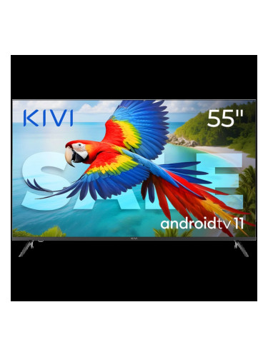 55', UHD, Android TV 11, Black, 3840x2160, 60 Hz, Sound 2x12W, 83 kWh/1000h , BT5.1, HDMI ports 4, 24 months