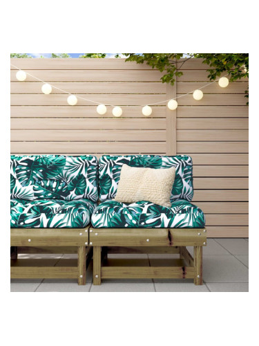 Sonata H Среден диван с възглавници, импрегнирано борово дърво